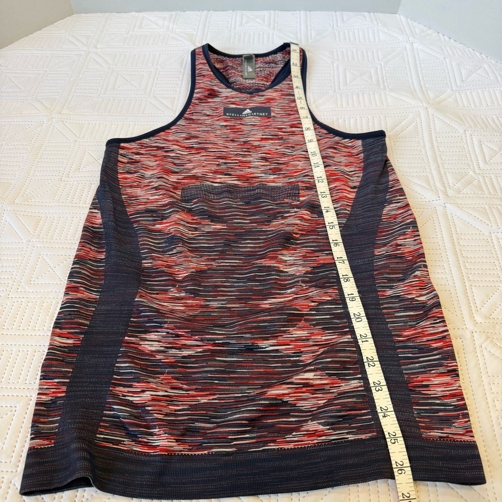 Adidas By Stella McCartney Yoga Seamless Space-dye Tank Top Size L - Picture 5 of 10